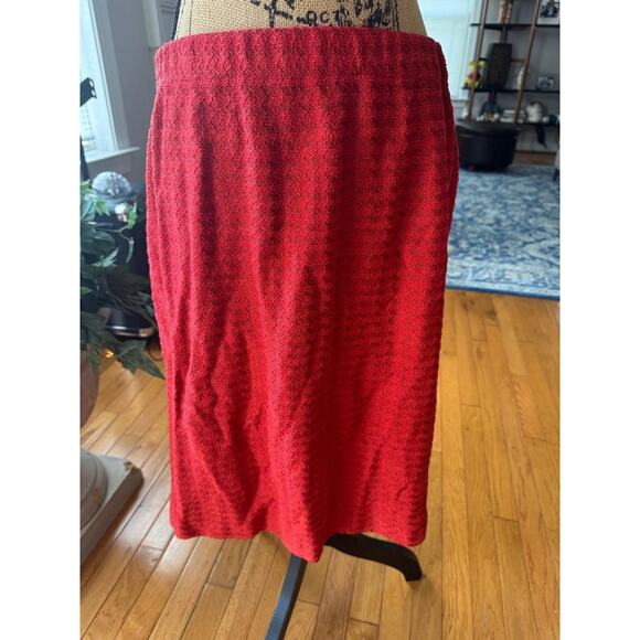 ST JOHN COLLECTION RED KNIT SUIT SIZE 12/14 (JO100 - Picture 9 of 10